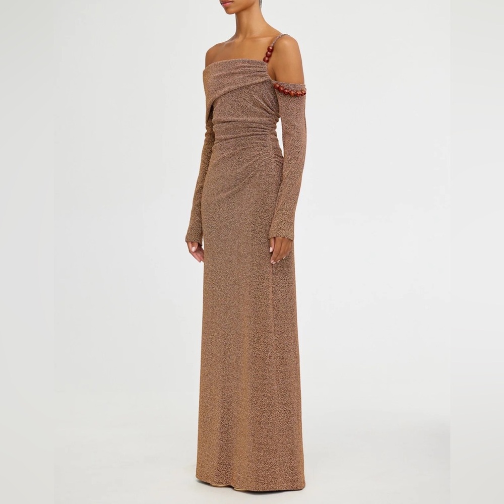 Significant Other Gia Knit Gown in Bronze-Size 4-NWT - Picture 2 of 7